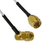 RF Cable For SMA Plug Male Straight To SMA Plug Male Right 