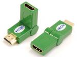HDMI A male to HDMI A female adaptor,swing type

