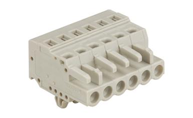 MCS 5.00mm female connector with spring-cage clamp