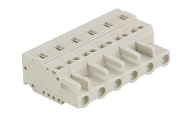 MCS 7.50mm female connector with spring-cage clamp 