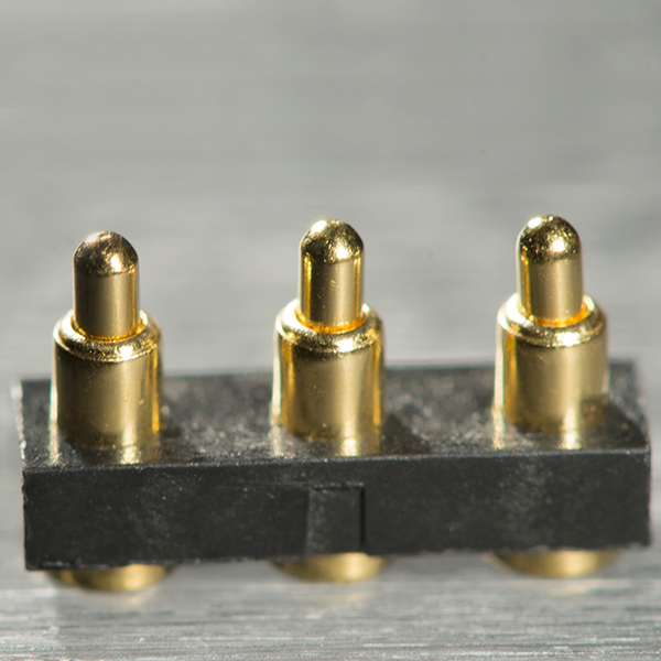 3 pin pogo pin connector plain base type manufacturer & supplier - KLS  Electronic Co.,Ltd.