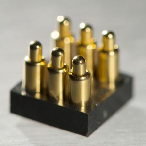 double row 6 pin pogo pin connector