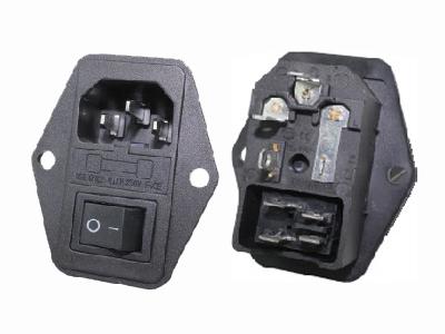 C14 AC power socket+Fuse+Switch