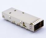 QSFP+ Cage 1x1 Press-fit Connector