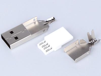 Solder A Male Plug USB Connector
