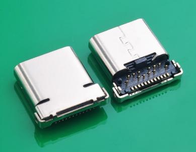 24P DIP+SMD L=10.0mm USB 3.1 type C connector female socket 