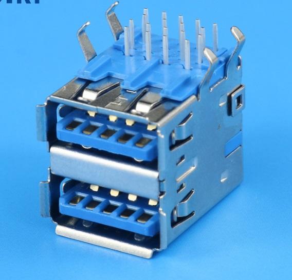 dip 90 A Female 9P USB 3.0 Connectors H8.65mm manufacturer & supplier ...