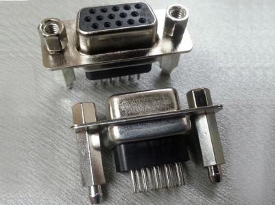 HDP 3 Row D-SUB Connector,PCB Type,15P 26P 44P 62p Male Female
