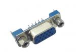 HDR 3 Row Slim Type D-SUB Connector, 15P Female,Right angle
