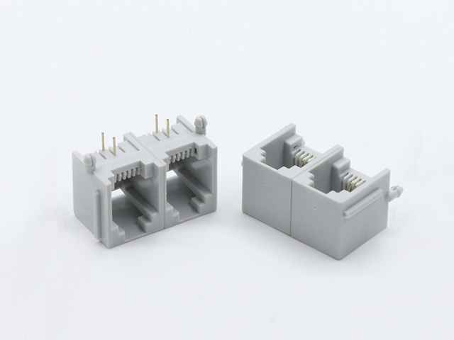 RJ12-6P6C 1x2 Jack manufacturer & supplier - KLS Electronic Co.,Ltd.