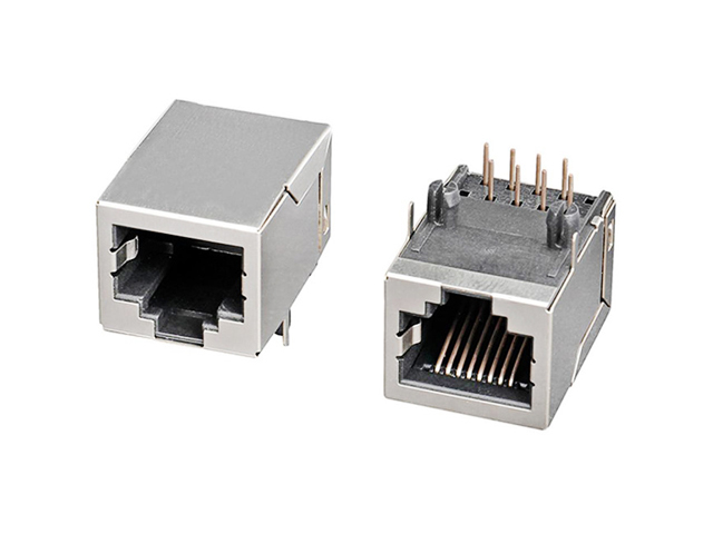 RJ45-8P8C 1x1 Jack with SHELL manufacturer & supplier - KLS Electronic ...