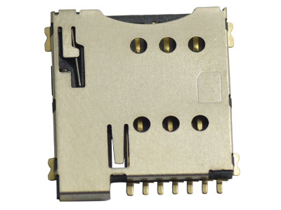 Micro SIM Card Connector;PUSH PUSH,6P Or 6P+1P,H1.35mm manufacturer ...