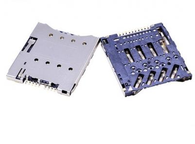 Micro SIM Card Connector,8P＋2P,PUSH PUSH,H1.28mm
