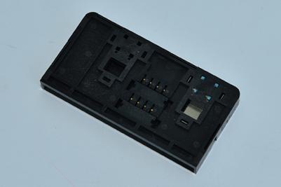 Smart Card Connector PUSH PULL,8P+2P