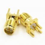 RF Connector SMA PCB End Launch Jack 50 Ohm (Jack, Female & Male,50Ω) L10.5mm