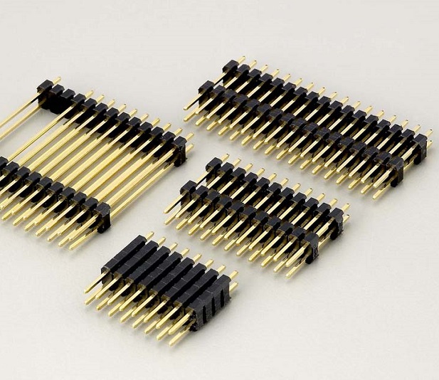 2.54mm Pitch Male Pin Header Connector Dual Insulator Plastic Type ...