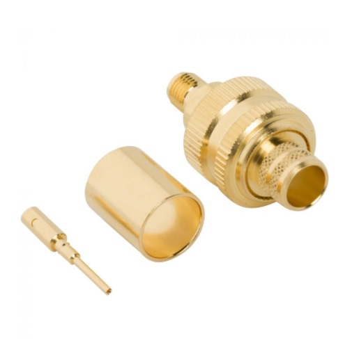 thumbnail image 2 of SMA Male To SMA Female Bulkhead Cable Assembly With 50Ohm RG58 Cable 2 of 11