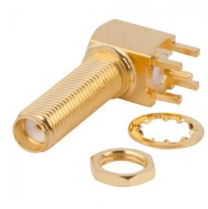 PCB Mount SMA Connector Right Angle (Jack,Female,50Ω) L28mm