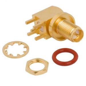 PCB Mount SMA Connector Right Angle (Jack,Female & Male ,50Ω) L20.5mm
