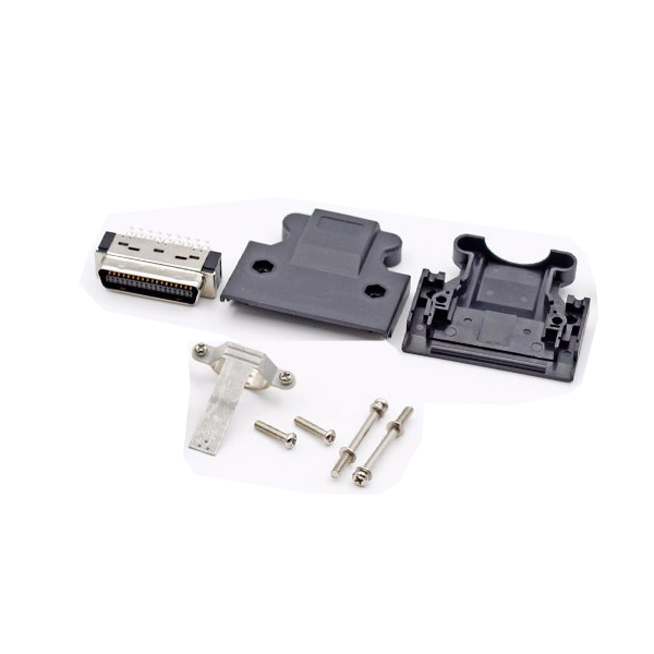 SCSI connector hood+Screw+Connector male solder 14 20 26 36 50 Pins manufacturer & supplier