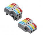 Din Rail Wire Splice Connectors,For 4mm²,03 in 06 out