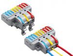 Din Rail Wire Splice Connectors,For 4mm²,03 in 09 out
