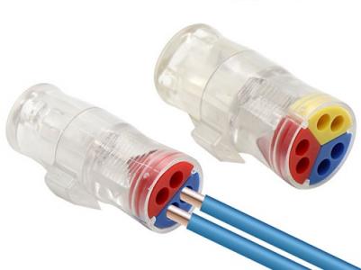 Wire Splice Connectors,For 2.5mm²,Two in four out And three in six out