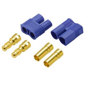 Flight EC3 Male To Female Connector Plug – 14AWG Silicone Wire, SR Extension – 6/12/18 Inch – For RC Models, Gasoline
