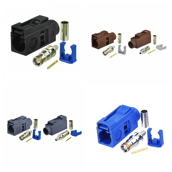 Fakra Adapter 5 Sätze Fakra Antennenstecker-Reparatursatz Für RG174/RG316 Kabel - Crimpen Oder Löten 5 Sets Auto Radio