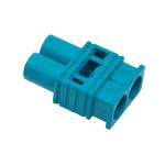 Double FAKRA plug Connector spring pin for crimping RG174, RG316