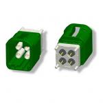 Mini fakra connector plug,Straight 2x2