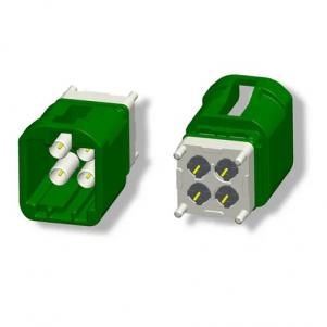 Mini fakra connector plug,Straight 2x2