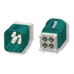 Mini fakra connector plug,Straight 2x2