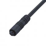 M8 Plug Female Connector With 24AWG Cable,Straight,Snap-in type