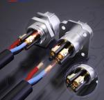 M12 Plastic circular connectors,IP67,Male plug& Female socket,Locking screw