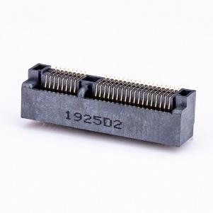 Embedded Pcie Connector 0.8mm Pitch Mini PCI Express connector 52P,Height 6.8mm manufacturer ...