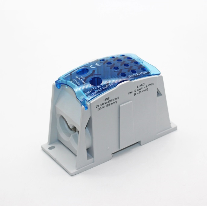 Ukk Series Wire Electrical Connector Din Rail Terminal Block 630a 1000a 