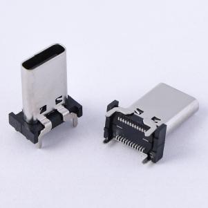 24P L=10.45mm with cap USB 3.1 type C connector female socket