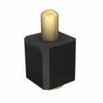 Pogo pin connector plain base type