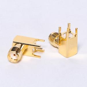 PCB Mount SMA Connector Right Angle(Jack,Female,50Ω) L14.8mm