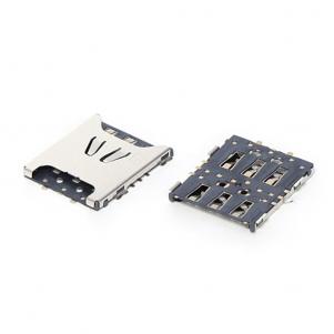 Nano SIM Card Connector,PUSH PULL,6Pin,H1.13mm