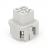 Female Inserts,Contacts 3+PE,Screw connection,10A 230/400V