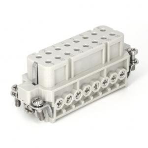 Female Inserts,Contacts 16+PE,Screw connection, 16A 250V