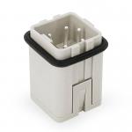 Male Inserts,Contacts 4+PE,Spring connection,10A 230/400V
