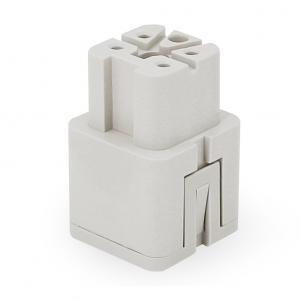 Female Inserts,Contacts 4+PE,Spring connection,10A 230/400V