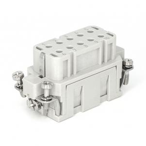 Female Inserts,Contacts 10+PE,Crimp connection, 16A 250V