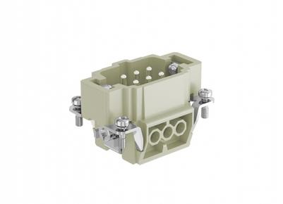 Male Inserts,Contacts 6+PE,Screw connection,16A 500V