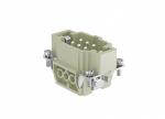 Male Inserts,Contacts 6+PE,Screw connection,16A 500V