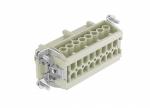 Female Inserts,Contacts 16+PE,Screw connection,16A 500V
