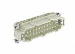 Male Inserts,Contacts 24+PE,Screw connection,16A 500V